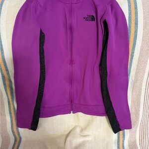 The North Face Kids Magenta and Black Jacket